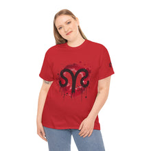 Load image into Gallery viewer, Bold Graphic Aries T-Shirt, Unisex Tee for Astrology Lovers, Unique Gift for Birthdays, Casual Wear, Statement Piece
