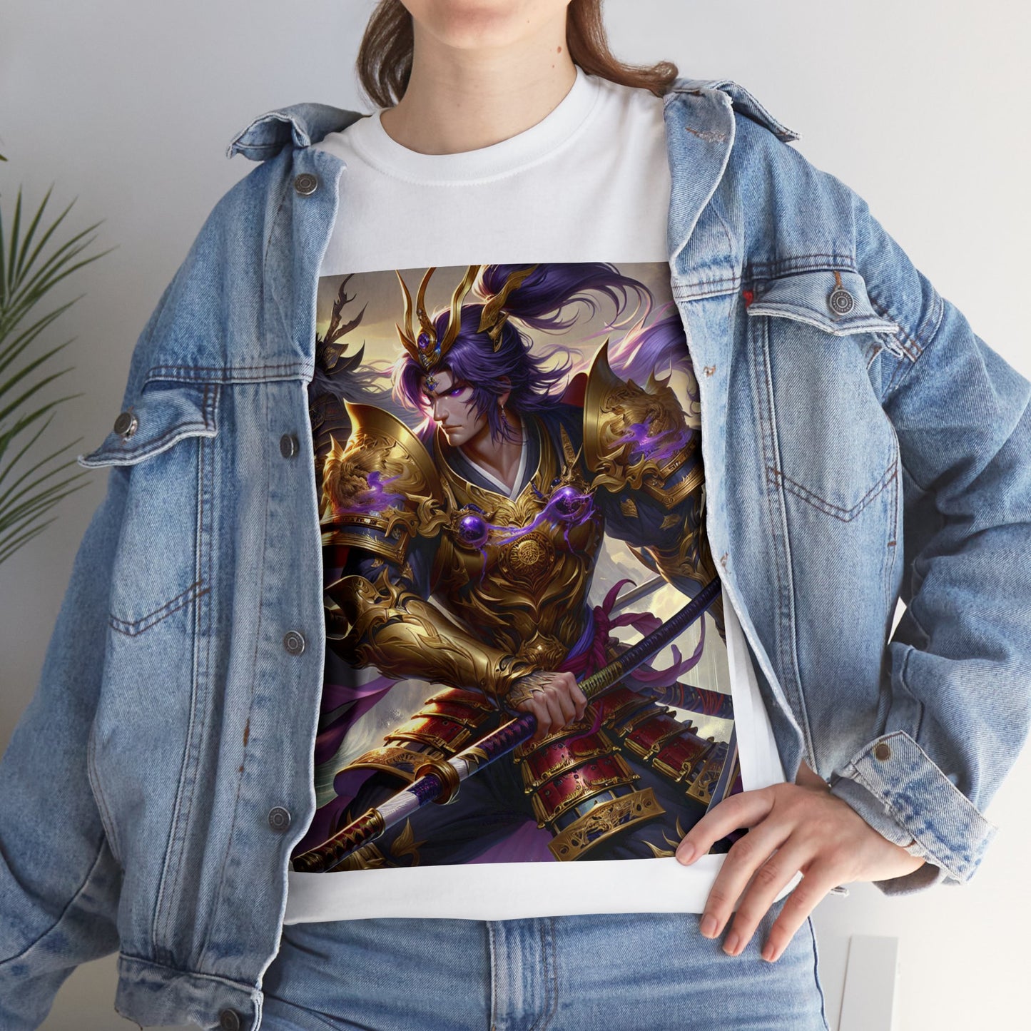 Samurai Sagittarius (2) Unisex Heavy Cotton Tee