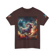 Load image into Gallery viewer, Aries Celestial Astrology Tee - Unisex Short Sleeve Shirt, Cosmic T-Shirt, Horoscope Apparel, Astrology Gift, Zodiac Wear
