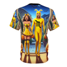 Load image into Gallery viewer, Gemini Halloween (1) Unisex Cut &amp; Sew Tee (AOP)
