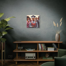 Load image into Gallery viewer, Graduation Celebration Canvas Art, Family Portrait, Graduation Gift, Wall Decor, Home Decoration, College Graduation
