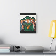 Load image into Gallery viewer, Graduation Canvas Art, Custom Grad Gift, Wall Decor, Graduation Celebration, Personalized Graduation Print
