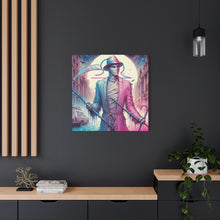 Load image into Gallery viewer, Canvas Print - Halloween Libra Mummy Astrology Design
