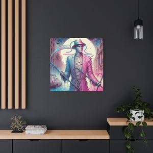 Canvas Print - Halloween Libra Mummy Astrology Design