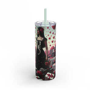 My Scorpio Valentine (2) Maars Maker Skinny Matte Tumbler, 20oz