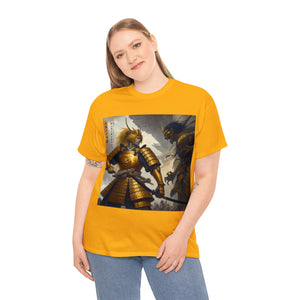 Samurai Leo (2) Unisex Heavy Cotton Tee