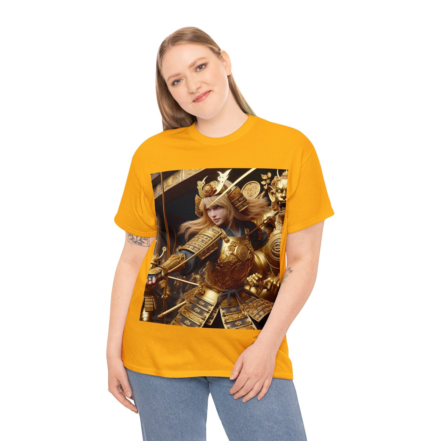 Samurai Leo (F2) Unisex Heavy Cotton Tee