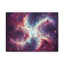 Load image into Gallery viewer, Galactic Canvas Art, Celestial Wall Decor, Cosmic Artwork, Space-Themed Home Decor, Stretched Canvas Print
