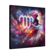 Load image into Gallery viewer, Cosmic Virgo Canvas Art, Zodiac Wall Decor, Astrology Gift for Her, Spiritual Home Decor, Artistic Virgo Print
