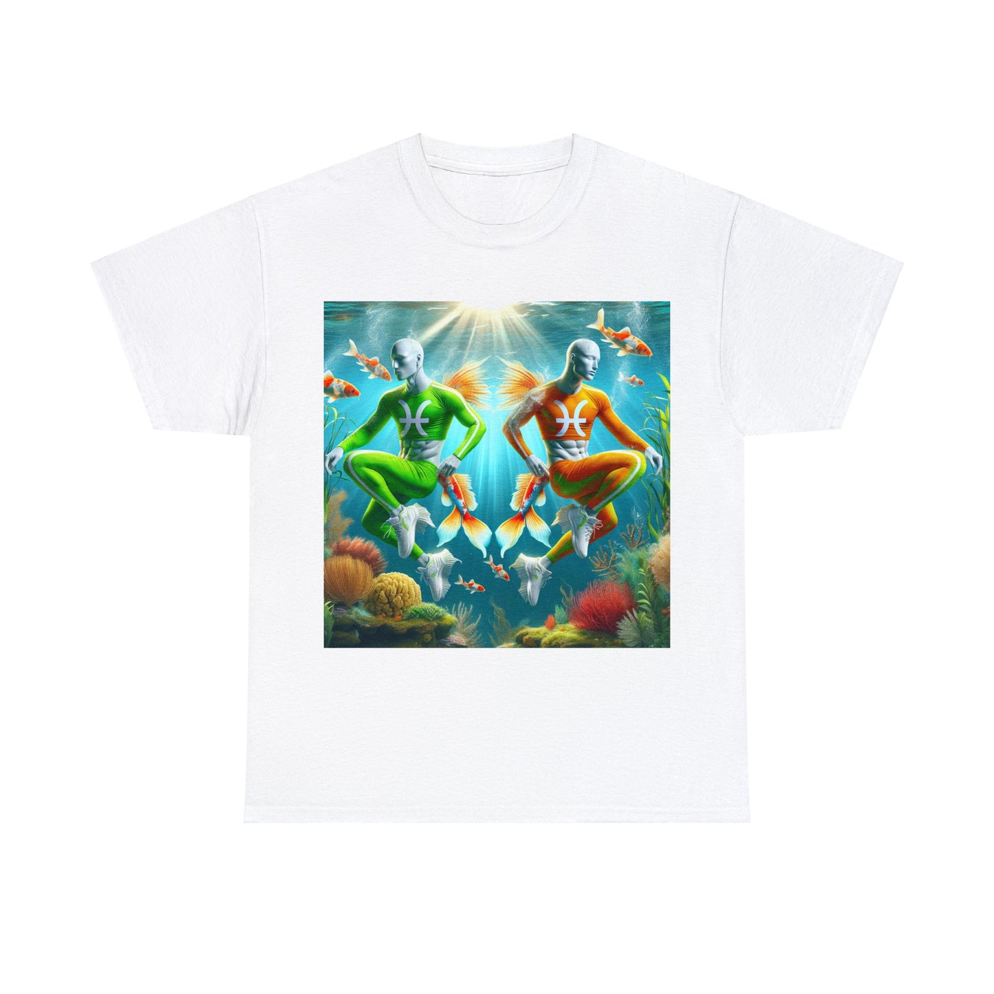 Team Pisces (4) Unisex Heavy Cotton Tee