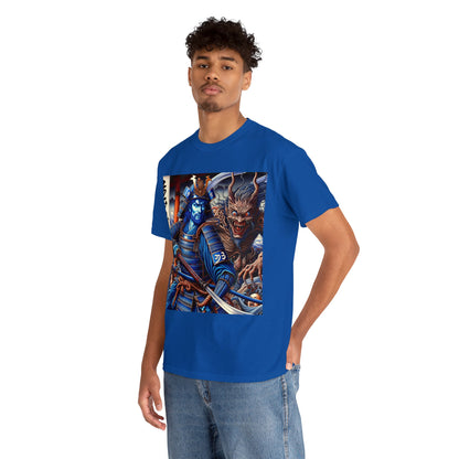 Samurai Aquarius (3) Unisex Heavy Cotton Tee