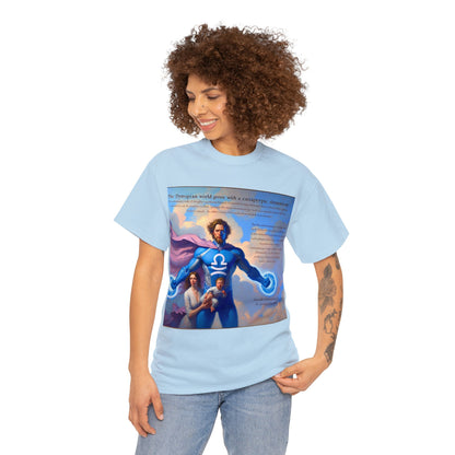 Libra Father's Day (4) Unisex Heavy Cotton Tee