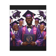 Load image into Gallery viewer, Graduation Canvas Art, Inspirational Decor, Gift for Grads, Wall Art, Celebration Artwork, Home Decor, Custom Graduation Gift
