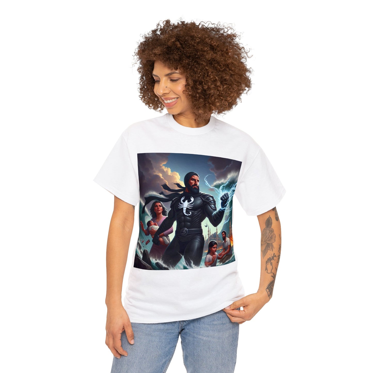 Scorpio Father's Day (4) Unisex Heavy Cotton Tee