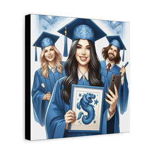 Graduation Canvas Print, Custom Artwork for Grads, Wall Art, Graduation Gift, Decor for Students, Personalized Keepsake