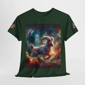 Aries Celestial Astrology Tee - Unisex Short Sleeve Shirt, Cosmic T-Shirt, Horoscope Apparel, Astrology Gift, Zodiac Wear