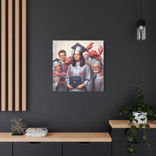 Load image into Gallery viewer, Cancer Zodiac Graduation Canvas Art, Personalized Gift for Graduates, Unique Home Decor, Wall Art, Graduation Gift Idea
