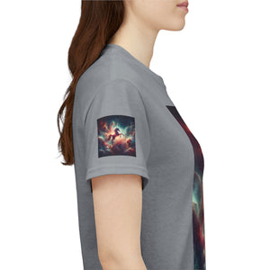 Sagittarius Galactic Unicorn Tee - Unisex Cotton T-Shirt for Cosmic Lovers, Fantasy Fans, Trendy Apparel, Astral War Merch, Gift for All Occasions
