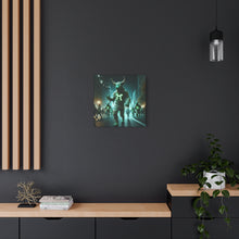 Load image into Gallery viewer, Mystical Taurus Canvas Wall Art, Zodiac Decor, Home Wall Decoration, Gift for Astrology Lovers, Unique Art Piece
