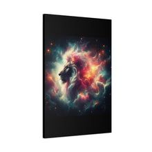 Load image into Gallery viewer, Cosmic Lion Canvas Wall Art, Abstract Lion Decor, Celestial Prints, Space Animal Artwork, Dreamy Home Decor
