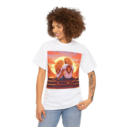 Leo Valentine's Day (7) Unisex Heavy Cotton Tee