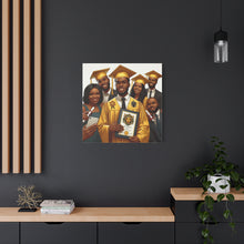Load image into Gallery viewer, Graduation Celebration Canvas Art, Custom Wall Decor for Graduates, Gift for Newly Graduated, Inspirational Graduate Wall Art, [...]
