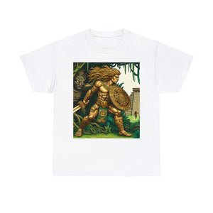 Leo Aztec (14) Unisex Heavy Cotton Tee