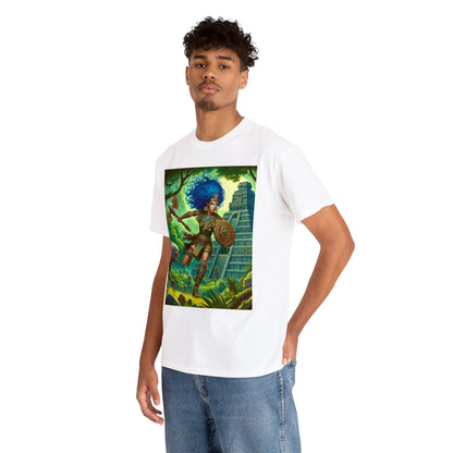 Aquarius Aztec (F2) Unisex Heavy Cotton Tee