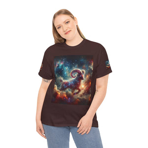 Aries Celestial Astrology Tee - Unisex Short Sleeve Shirt, Cosmic T-Shirt, Horoscope Apparel, Astrology Gift, Zodiac Wear