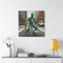 Load image into Gallery viewer, Canvas Print - Halloween Taurus Astrology Mummy
