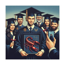 Load image into Gallery viewer, Graduation Canvas Wall Art, Perfect Gift for Graduates, Customizable Graduation Gift, College Decor, Graduation Celebration Decor
