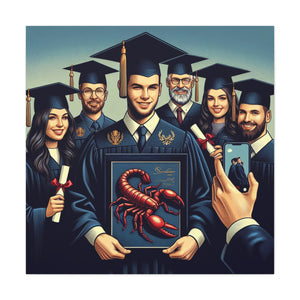 Graduation Canvas Wall Art, Perfect Gift for Graduates, Customizable Graduation Gift, College Decor, Graduation Celebration Decor