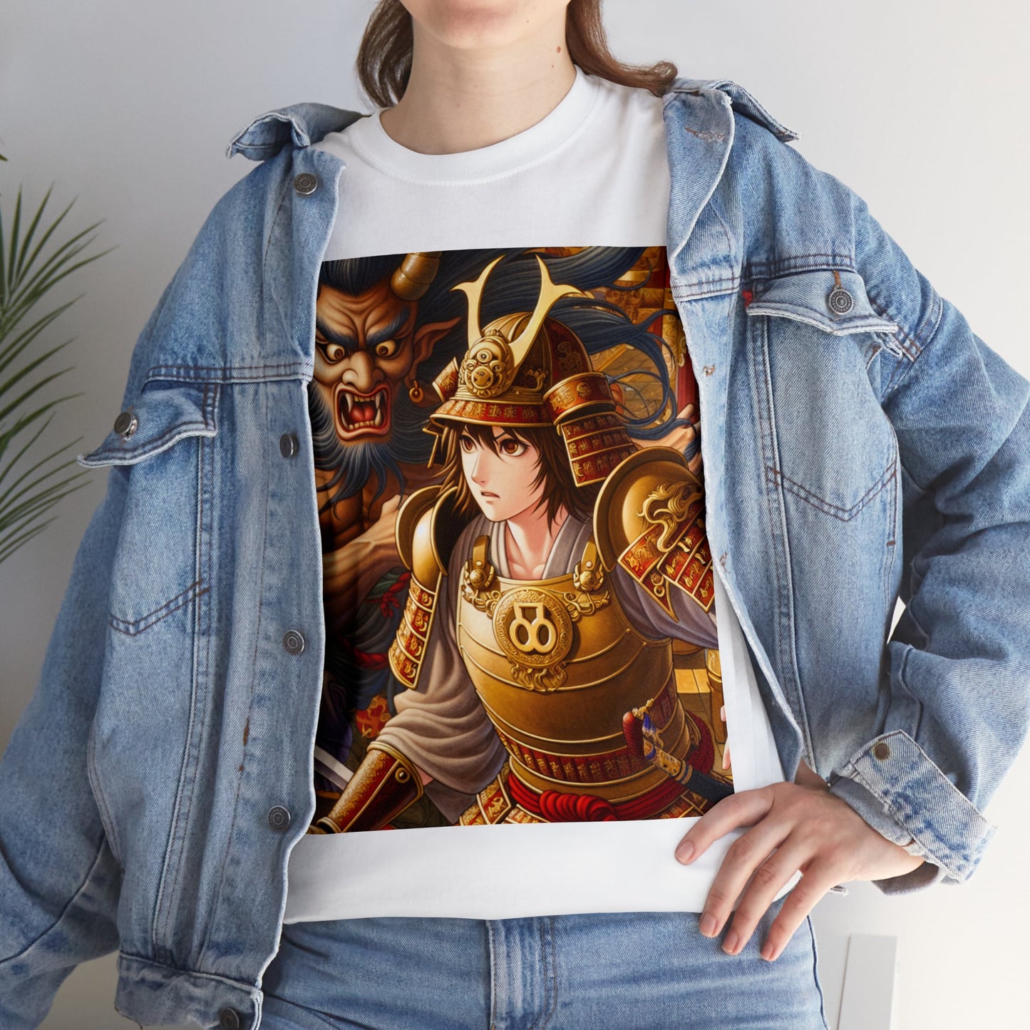 Samurai Virgo (2) Unisex Heavy Cotton Tee