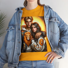 Load image into Gallery viewer, Unisex Leo Couple (4) Heavy Cotton Tee
