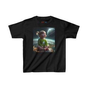 Pisces Astro Baby (1) Kids Heavy Cotton™ Tee