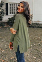 Load image into Gallery viewer, Black Cowl Neck Shift Tunic Top
