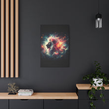 Load image into Gallery viewer, Cosmic Lion Canvas Wall Art, Abstract Lion Decor, Celestial Prints, Space Animal Artwork, Dreamy Home Decor
