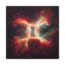 Load image into Gallery viewer, Celestial Canvas Wall Art, Starry Decor, Zodiac Home Accent, Gift for Astrology Lovers, Galaxy Art Print, Cosmic Wall Decor
