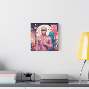 Canvas Art - Halloween Libra Astrology Mummy
