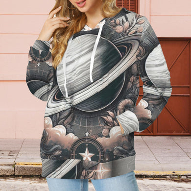 Designer (20) Capricorn Women's Drawstring Pocket Hoodie