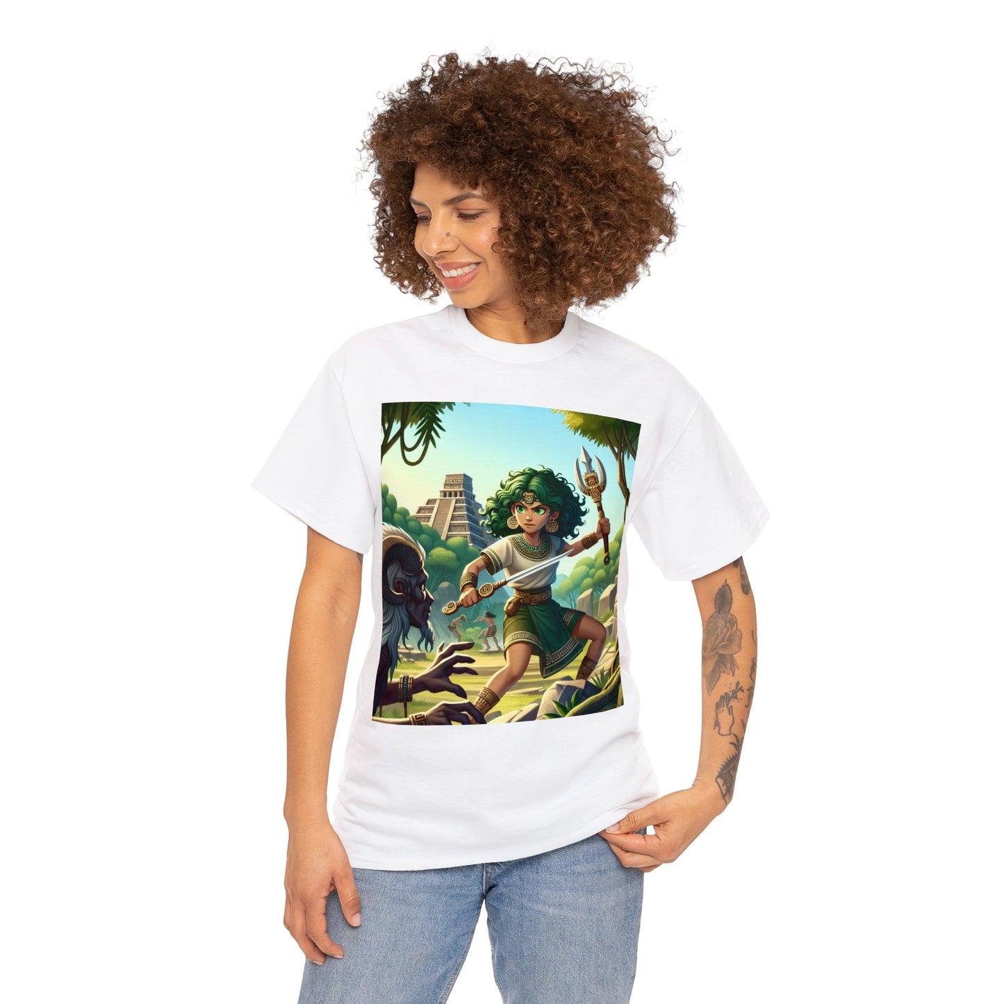 Taurus Aztec (F1) Unisex Heavy Cotton Tee