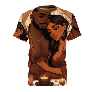 Romantic Virgo Couple Unisex Tee - Cozy Date Night Graphic Shirt