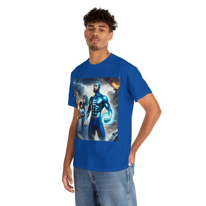 Aquarius Father's Day (6) Unisex Heavy Cotton Tee