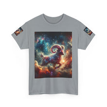 Load image into Gallery viewer, Aries Celestial Astrology Tee - Unisex Short Sleeve Shirt, Cosmic T-Shirt, Horoscope Apparel, Astrology Gift, Zodiac Wear
