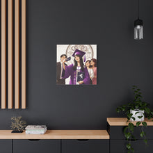 Load image into Gallery viewer, Graduation Canvas Art Print, Perfect Gift for Graduates, Wall Decor for Celebration, Home Office Decoration, Unique Graduation Gift
