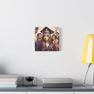 Graduation Canvas Print, Customizable Wall Art, Gift for Grads, Inspirational Home Decor, Graduation Celebration
