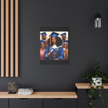 Load image into Gallery viewer, Graduation Canvas Print, Gift for Her, Home Decor, Celebration Artwork, Inspirational Graduation Gift
