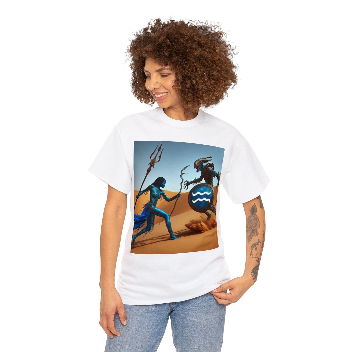 Aquarius Zulu (F4) Unisex Heavy Cotton Tee