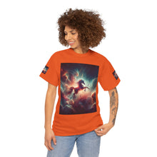 Load image into Gallery viewer, Sagittarius Galactic Unicorn Tee - Unisex Cotton T-Shirt for Cosmic Lovers, Fantasy Fans, Trendy Apparel, Astral War Merch, Gift for All Occasions
