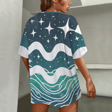 Load image into Gallery viewer, Aquarius Round Neck Loose T-Shirt
